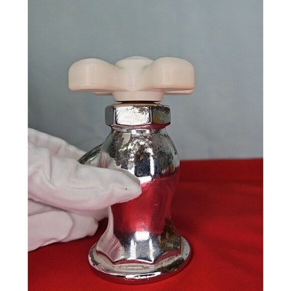 Avon Faucet Cologne Bottle Just A Twist Sweet Honesty VTG Silver Color Not Full - Picture 12 of 15